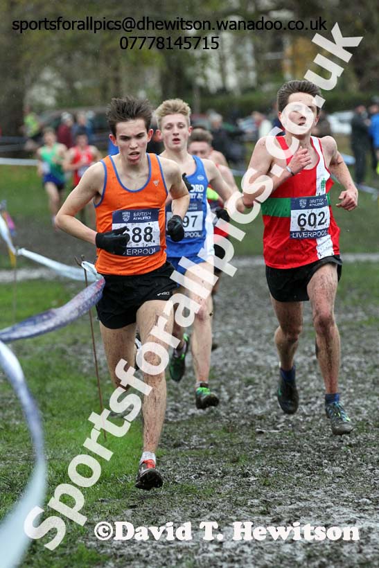 Mens under-17s, British Athletics Liverpool Cross Challenge, Sefton Park, Liverpool. Photo: David T. Hewitson/Sports for All Pics